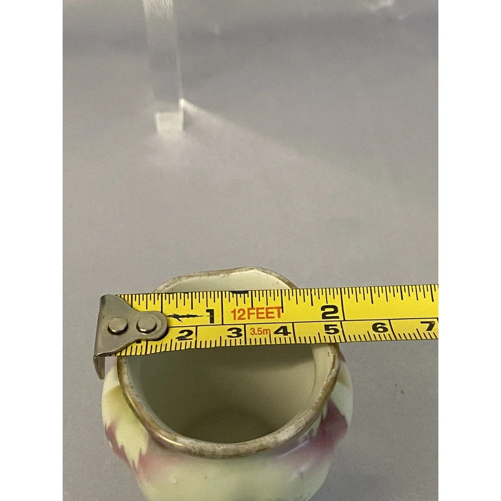 Antique 1909 Carl Schumann Bavaria Porcelain Mini Vase 2